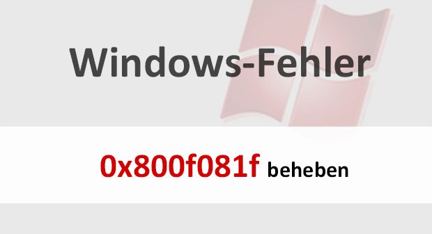 0x800f081f Fehler Bei Windows Update Und Net Framework 3.5 Lösung: 0x800f081f-Fehler bei Windows-Update und .NET Framework 3.5