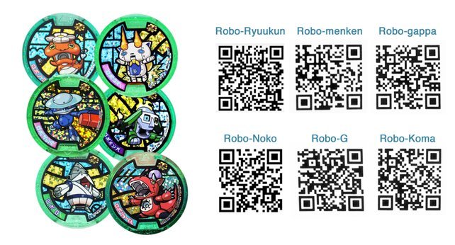 Yo-kai Watch 2 Qr Codes