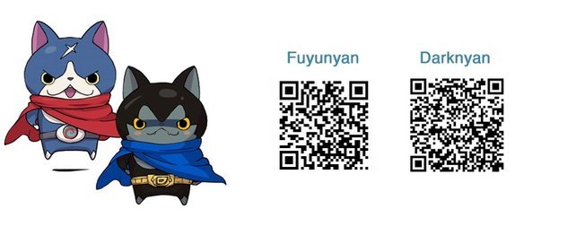 Yo-Kai Watch 2 QR Codes