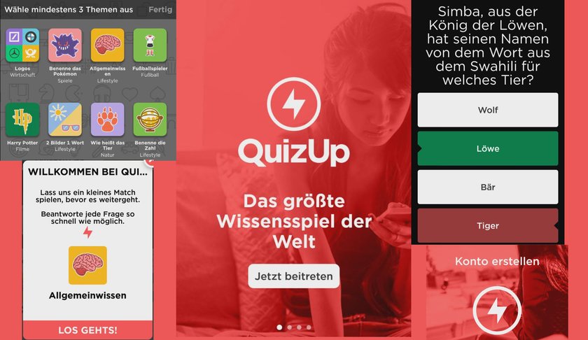 Die besten Raetselspiele QuizUp