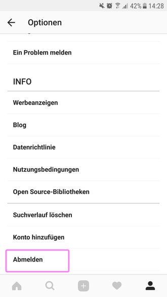 Bei Instagram Abmelden Bei Instagram Abmelden