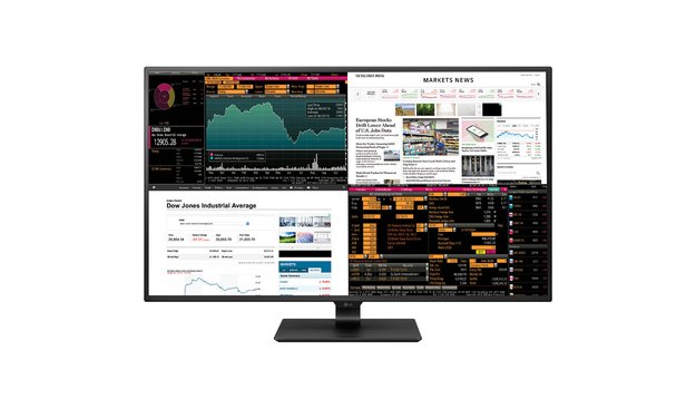 LG 43UD79-B: Dieser 42,5-Zoll-UHD-Monitor unterstützt vier Bildsignale gleichzeitig