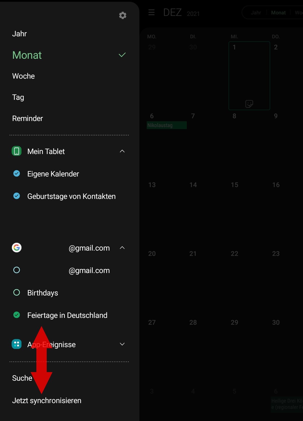 Samsung Kalender Christliche Feiertage 