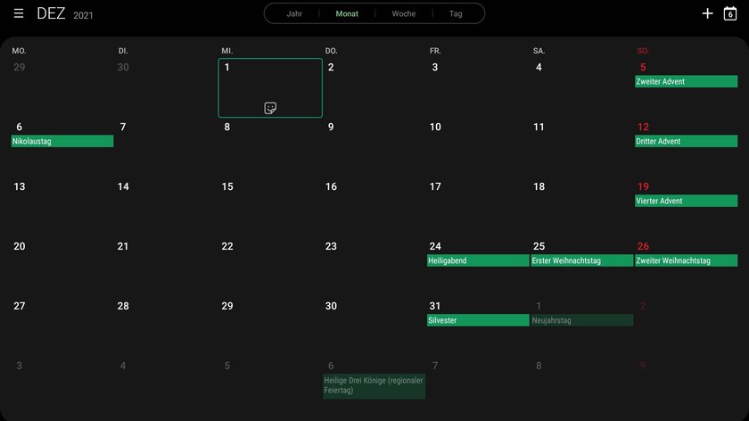 Samsung Kalender Deutsche Feiertage