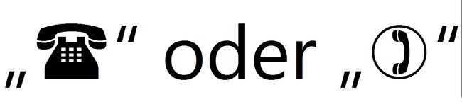 Telefon-Symbol Wingdings 02