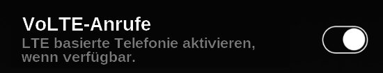 VoLTE deaktivieren Android