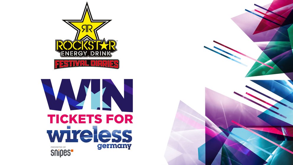 Mit Rockstar Energy Drink das Wireless Festival hautnah erleben! Wir verlosen 5 x 2 Tickets und Bags