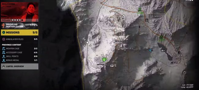 Ghost Recon Wildlands Yeti Fundort