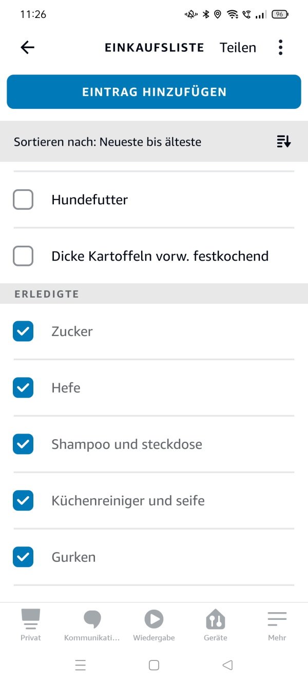Wie Erstelle Ich Eine Einkaufsliste Mit Alexa Alexa: Einkaufsliste erstellen, bearbeiten und teilen