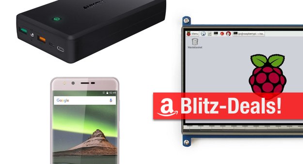 Blitzangebote: Raspberry-Pi-Screen, 30.000-mAh-Akku u.v.m. heute günstiger