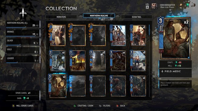 Gwent Deckschmiede Mahlen craften