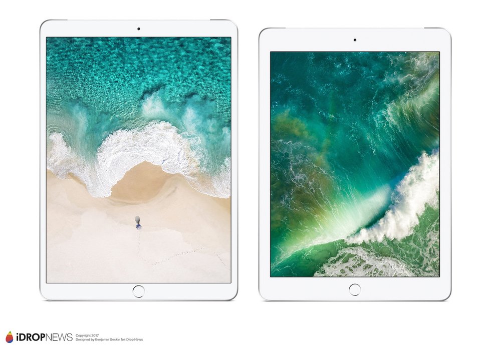 10,5-Zoll-iPad: Renderings zeigen Design im Vergleich zum 9,7-Zoll-Modell