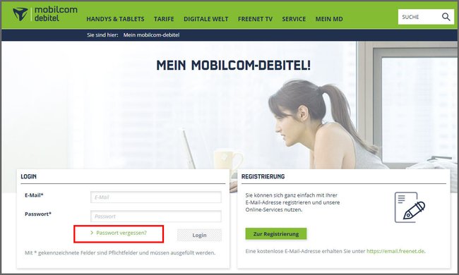 Klickt hier, um euer Passwort zurückzusetzen. (Bildquelle: GIGA)