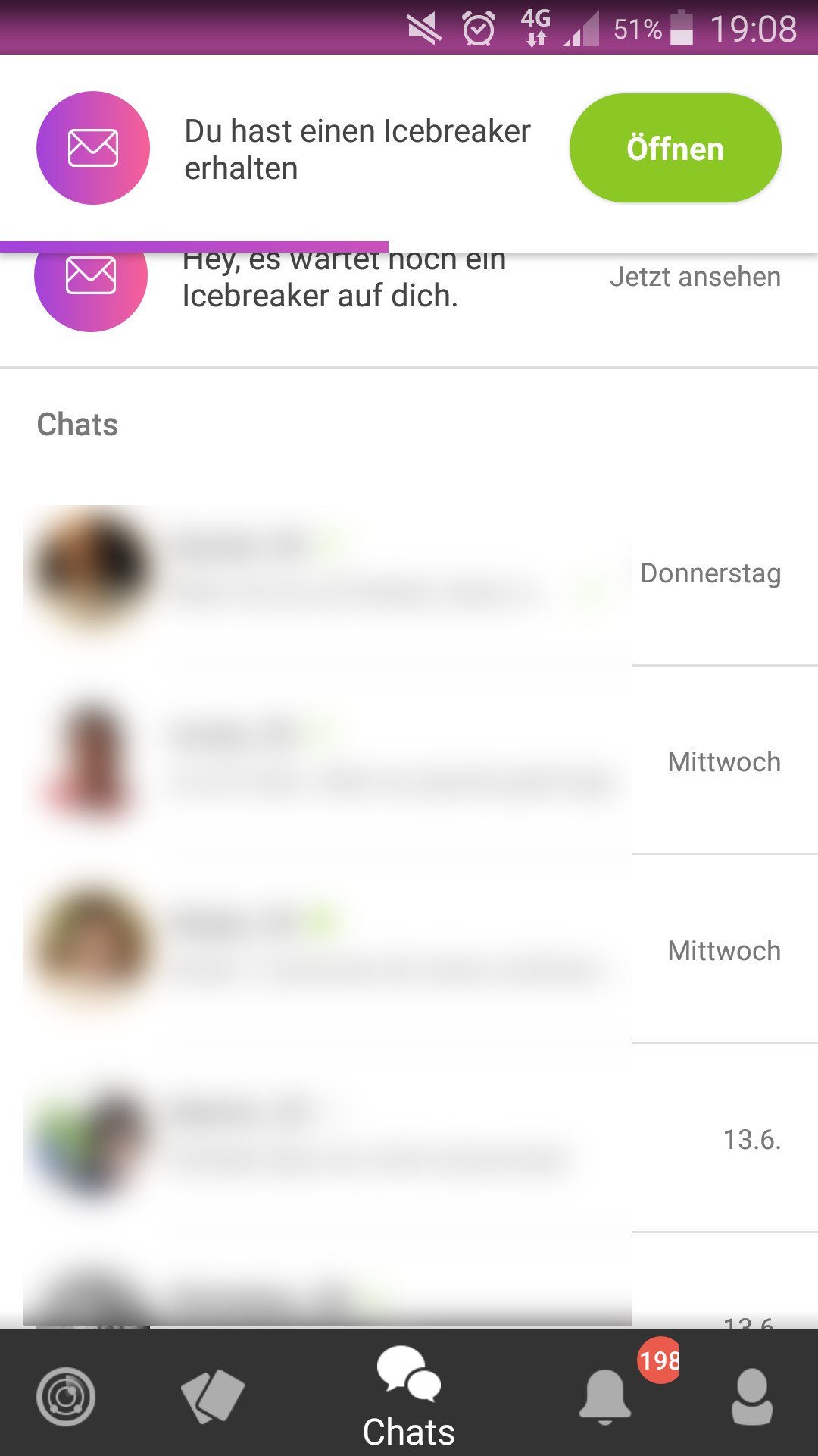 Screenshot benachrichtigung lovoo Lovoo Emojis