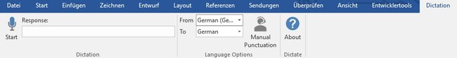 Microsoft-Dictate-Menue