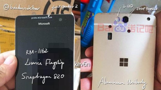Microsoft Lumia 960: Fotos zeigen Flaggschiff-Smartphone, das nicht sein durfte