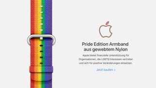 Pride-Edition-Armband: Apple spendet Teile der Einnahmen für gute Zwecke