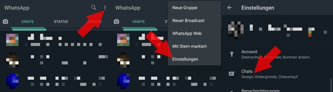 WhatsApp Chats Einstellungen 2021
