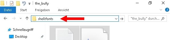 Windows Schriftarten installieren deinstallieren 04