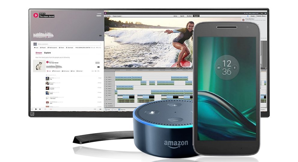 Blitzangebote: 34 Zoll Thunderbolt-Display, Moto G4 Play Smartphone, Amazon Echo Dot günstiger