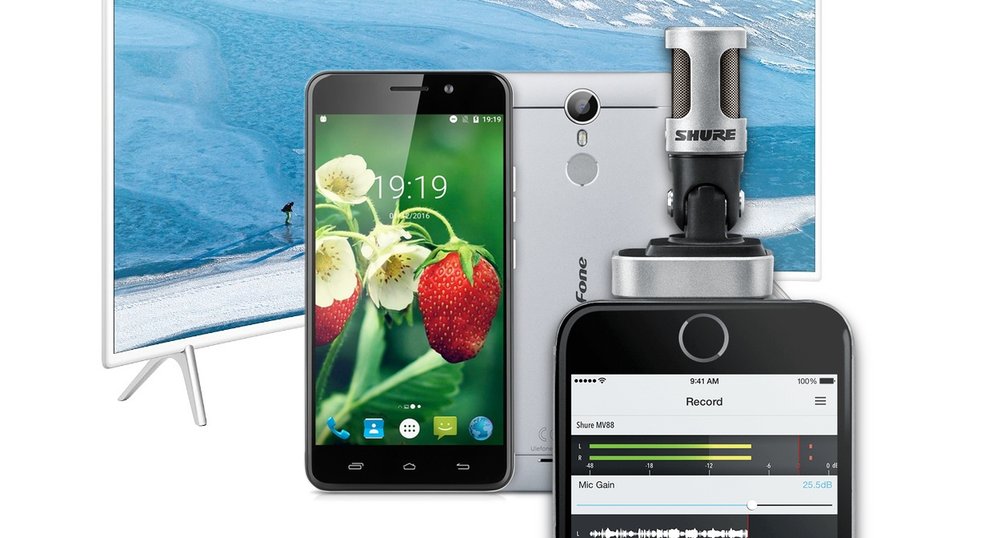 Blitzdeals & CyberSale: iPhone-Mikro von Shure, Curved-TV, Ulefone Metal Smartphone günstiger