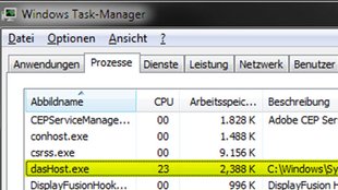 dashost.exe – Was ist das? Deinstallieren?