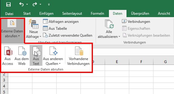 So öffnet ihr eine CSV-Datei richtig in Excel.