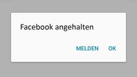 Lösung: „Facebook angehalten“ auf Galaxy-Smartphones