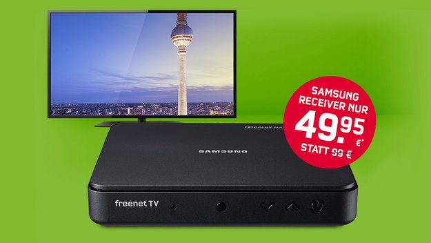 freenet TV 4 Monate gratis + Samsung Receiver 50 % günstiger