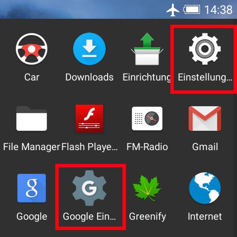 Vor Android 6.0 gab es noch die „Google Einstellungen“-App neben den gewöhnlichen „Einstellungen“.