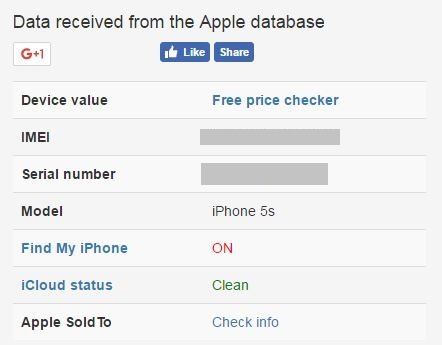 iPhone IMEI Check