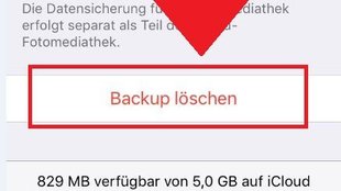 iCloud: Backup löschen – so geht's