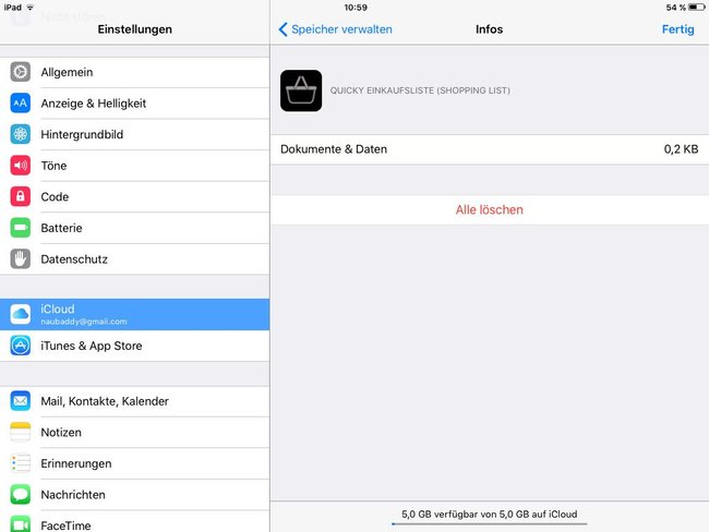 icloud-speicher-leeren