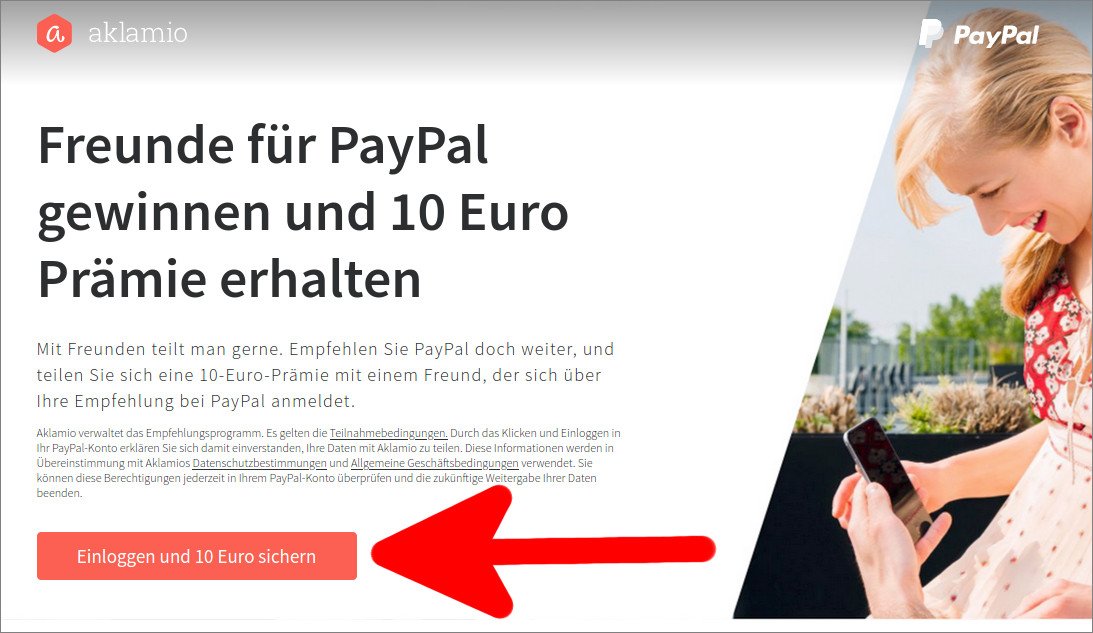 PayPal Freunde werben Prämie & Anleitung