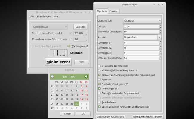 qshutdown ist ein kleines Tool, mit dem ihr genau einstellt, wann Linux herunterfahren soll.