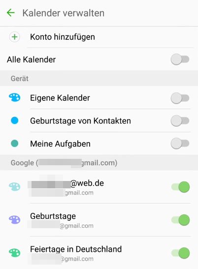 S Planner synchronisieren (mit Google-Kalender) – so geht's