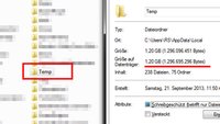 AppData\local\Temp: Ordner löschen? – so gehts