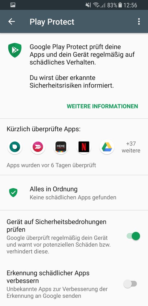 Google-Play-Protect-Einstellungen