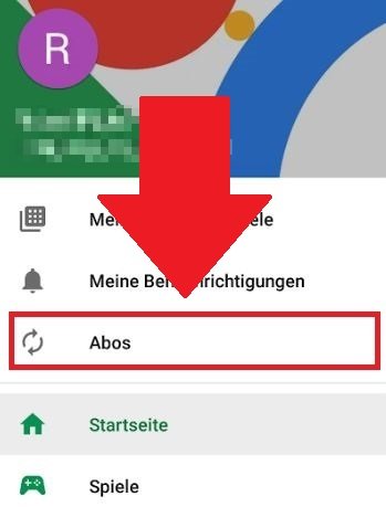 google play kündigen