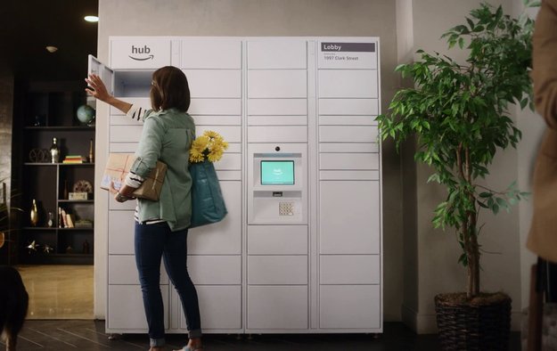 Amazon führt Paketstation „The Hub“ ein