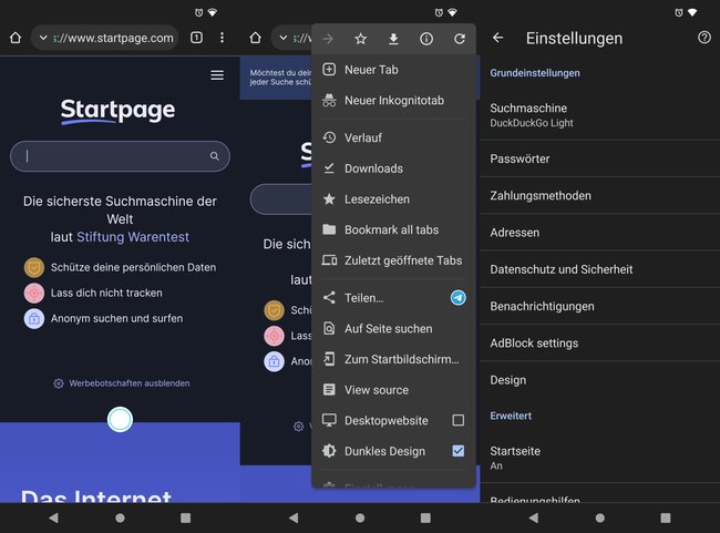 Mein Tipp: Der Android-Browser Bromite. (Bildquelle: GIGA)