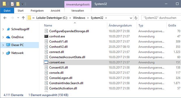 Consent exe что за процесс windows 7