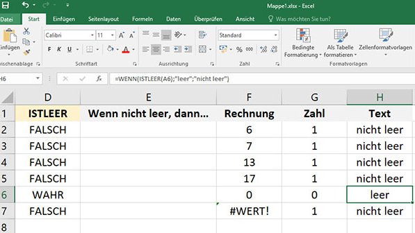 Excel Wenn Zelle Bestimmten Textteil Enthält Dann Wenn Dann Excel Die Excel ISTZAHL Funktion Ganz Einfach Erklärt