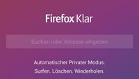 Firefox Klar für Android