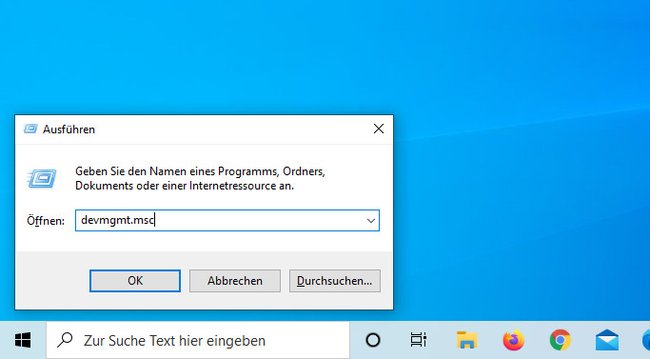 Mit dem befehl startet ihr den Geräte-Manager in Windows. (Bildquelle: GIGA)