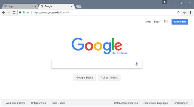 Google Chrome ist ein schlanker und schneller Browser.