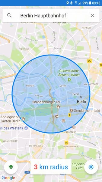 google-maps-radius-app-android
