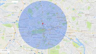 Google Maps: Radius zeichnen – Bewegungsumkreis anzeigen