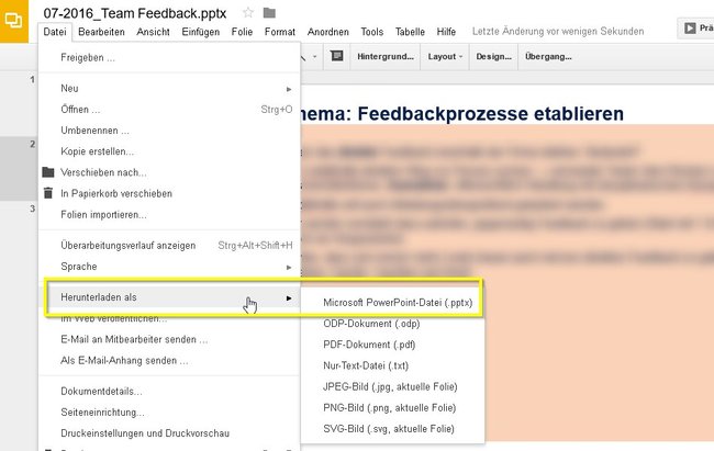 google-praesentationen-export