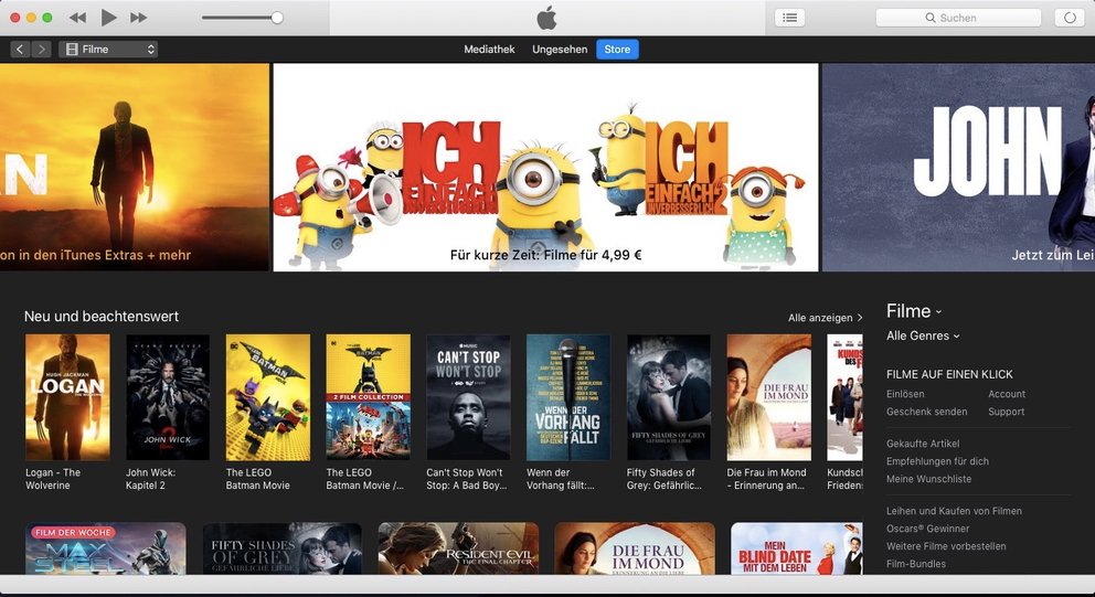 iTunes Store verliert massiv Marktanteile bei Film-Downloads
